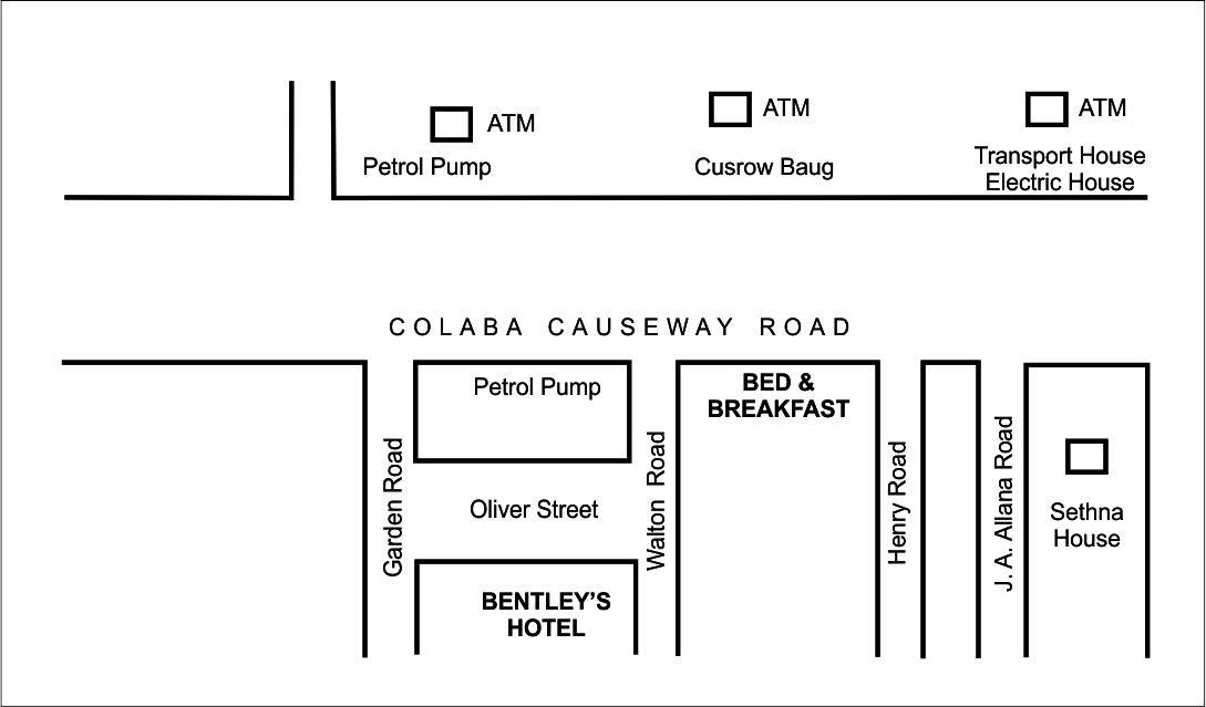 Bed And Breakfast At Colaba Bombay Exterior foto